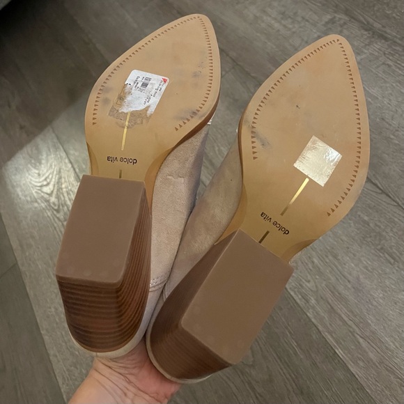 Dolce Vita Lars Western Dress Mules Boot Shoes Size 10 - Picture 8 of 10